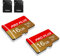 2 Pack Scheda di Memoria 16GB con Adattatore, Classe 10 UHS-I A1, Schede Di Memoria Alta Velocità per Fotocamera, Telefono, Tablet, Registratore Di Guida, PC (TF162 16GB)