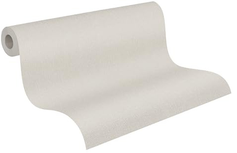 A.S. Création papier peint intissé à motif baroque en beige, gris – papier peint à ornements 10,05 x 0,53 m – 397706