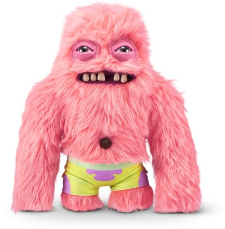 Fuggler x Spongebob Schwammkopf 23 cm von ZURU, Lustiges Hässliches Monster, Plüschtier für Kinder und Erwachsene (Patrick)