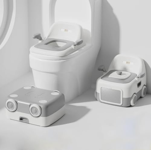 Zynway - Pot bebe toilette 3en1, avec reducteur toilette enfant et marche pied. De 1 à 6ans, avec plusieurs coloris disponible. (Beige)