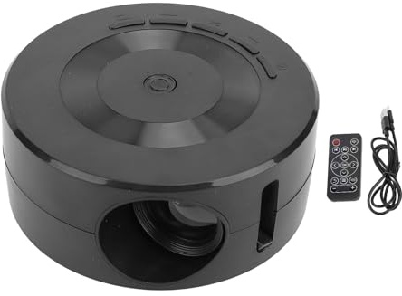 Projecteur Portable, Petit Projecteur de Cinéma Maison, de Film en Plein Air pour Smartphone, Tablette, Ordinateur Portable