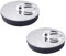 Lot de 2 bouchons de baignoire 40-45 mm en acier inoxydable pour lavabo, baignoire