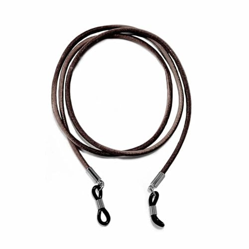 TRHDFW Eyewear Genuine Leather Glasses Cord Lanyard