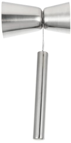 TOYANDONA Jigger Doble Cabezal de Acero Inoxidable Vaso Medidor de Cóctel Profesional con Escala Precisa para Bartender y Barra Herramienta Multiusos Segura y Fácil de Limpiar