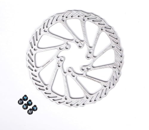 Violiica Fahrrad Bremsscheibe 160mm Edelstahl belüftet für Rennrad Mountainbike Hope und ähnliche Marken Silber
