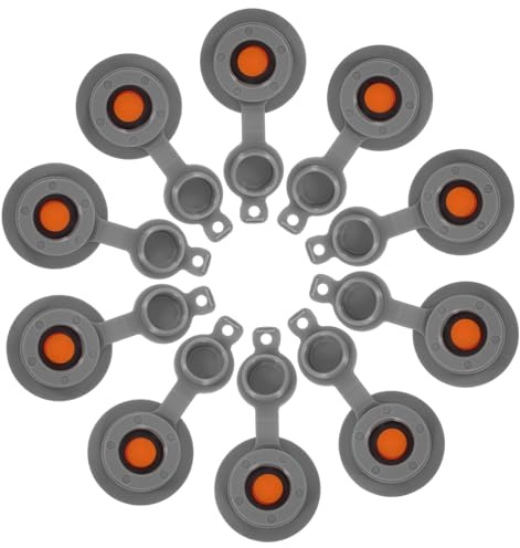 Cabilock 10 Válvulas de Inflado para Cojín Inflable de TPU, Tapones Herméticos para Almohadas de Viaje y Colchones de Aire, Válvulas Compactas de Inflado y Desinflado Rápido para