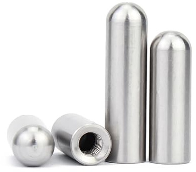 Gewindestift mit Rundkopf und Hohlschaft Zylinderstifte mit Innengewinde aus Edelstahl 304, M3, M4, M5, M6, verschiedene Größen, 160 Stk(5pcs 5x45xM3)
