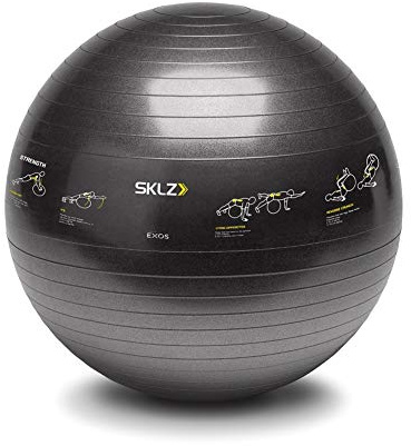 SKLZ Träningsboll sport prestanda gymnastikboll, svart, en storlek