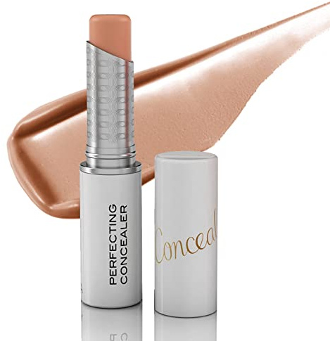 Mirabella Perfecting Longwear Cream Concealer Stick, Weightless & Versatile Hydrating Concealer Makeup Highlights, Contours, Soothes, Nourishes & Moisturizes Skin with Age-Defying Benefits, Medium III