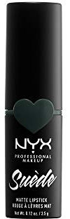 NYX Professional Makeup Lippenstift - Suede Matte Lipstick, superleichter & pudriger Lippenstift, intensiv mattes Finish, 3,5 g, Shack that Money 24