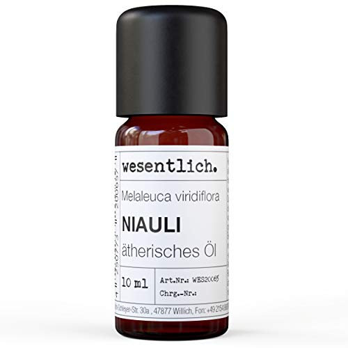 Niauliöl - reines ätherisches Öl von wesentlich. - 100% naturrein aus der Glasflasche (10ml)