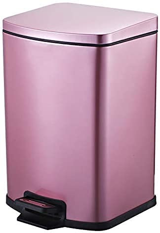 WXJLYZRCXK Bac À Pédale, Poubelles de Déchets Poubelles Canaille de Pédale En Acier Inoxydable Cané À La Boîte de Cuisine,12L,12L