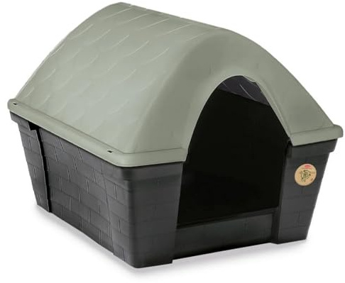 ARQUIVET ECOLINE - Caseta Mediana para Perros, 82 x 68 x 62 cm, con al menos un 98% de plástico reciclado