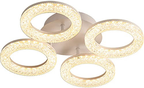 LED Deckenlampe XY XT Deckenleuchte Leuchte Lampe mit Fernbedienung Lichtfarbe/Helligkeit einstellbar dimmbar A+ LED Wohnzimmerleuchte Deckenlampe LED Deckenleuchte (XY*4)