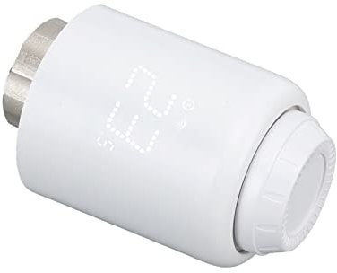 Qcwwy Intelligentes Thermostatventil, Einfache Installation, Thermostatregler, Drahtlose Steuerung, Timing, Heizkosten Sparen, Digitale Temperaturregelung für Aktive Heizungssteuerung