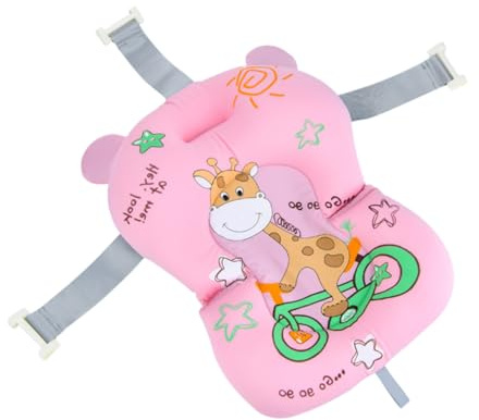 HAPINARY 1 Pc Almohada De Bañera De Bebé Cojín De Baño Para Bebé Cojín De Baño Para Bañera Malla De Ducha De Malla De Ducha Infantil Asiento Para Niños Pequeños Rosa