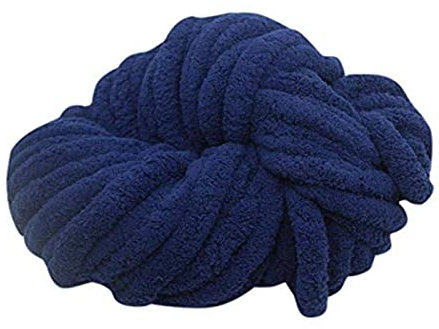 Chenille-Garn grob, grobes Chenille-Garn für Decke, weiche Strickwolle, Grobstrick, dicke Wolle, grobes Garn zum Häkeln und Stricken, Decken, Schals, Mützen