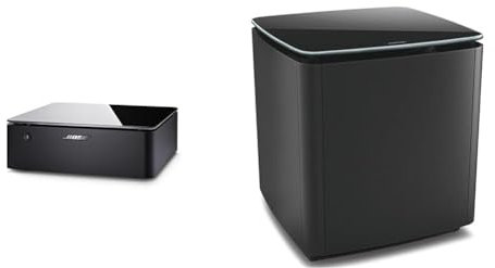Bose Music Amplifier Amplificateur Audio Bluetooth Wi-FI Noir pour Enceinte Bose & Module de Basses 700, Noir