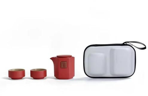 Teeservice Für Erwachsene Express Cup Reise Tragbares Kung Fu Tee Set Glas Teekanne Teekanne Keramiktassen Und Becher Samowar Wasserkocher Teegeschirr Shu Puer Teekanne Teeservice Teekannen(A)