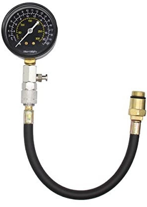 Asyduey Motorkompressionstester Gauge Gage Check Tool Kit Passend für 14Mm 18Mm Auto Diagnostic Service Tools