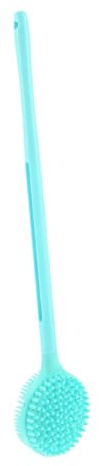 Alipis Brosse De Bain Silicone à Long Manche Pour Exfolier Le Dos Et Masser La Peau Éponge De Douche Double Face