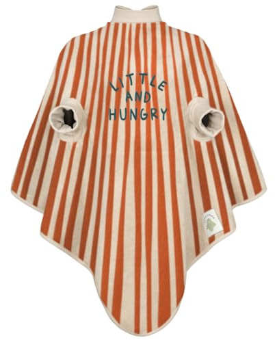 Little Casimir Großes Lätzchen „Boo zum Überwerfen für Baby und Kleinkind 6-48 Monate. Ärmellätzchen aus Öko Tex zertifizierter Baumwolle - Geschenk für Mütter (Little and Hungry)