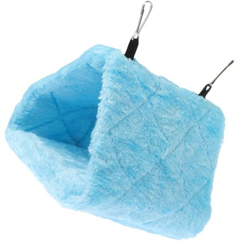SUPVOX Nid Suspendu pour Perroquet Hamac Confortable pour Cage Abri Douillette pour Oiseaux Tente Hiver pour Perruches Lit Chaud pour Petits Animaux