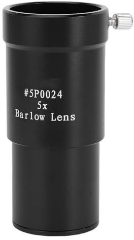GOWENIC Teleskop Barlow-lins 1,25 Tum 5X Förstoring HD Multibelagd Optisk Glaskonstruktion Av Aluminiumlegering