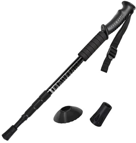 Suxdlan Bastoni da Trekking Anti-Shock Bastoni da Trekking telescopici, Lega di Alluminio Leggera e Antiscivolo per e Passeggiate