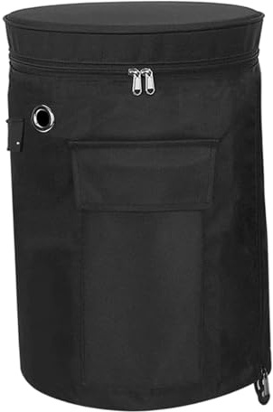 Ameble Propane Tank Cover Waterproof 600D Oxford Fabric Gas Bottle Cover with Drawstring & Air Vents, Windproof Outdoor Protection for Patio Heater, BBQ Grill & Fire Pit