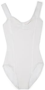 Capezio kvinnors prinsessa linne trikåer, Vitt, M