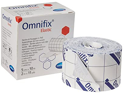 HARTMANN Omnifix elastic Fixiervlies 5 cm x 10 m, 1 Stycke plåster
