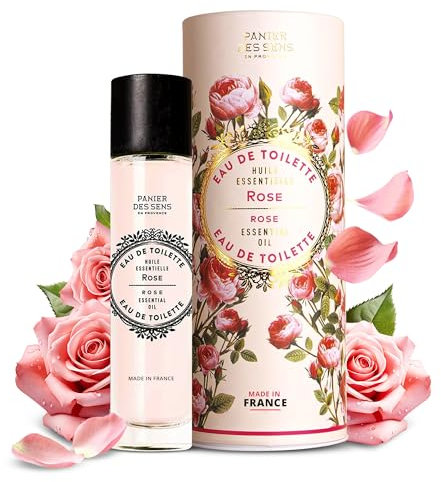 Panier des Sens - Eau de Toilette - Rose Perfume for Women - Floral Fragrance - Long Lasting, Natural Perfume - Hair & Body - Vegan Friendly - Eau de Parfum Made in France - 50ml