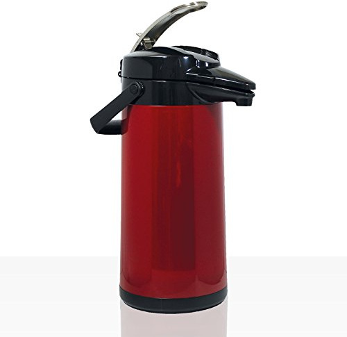 Bonamat Airpot Furento Pumpkanne 2,2l für TH - Glaseinsatz Matt Rot