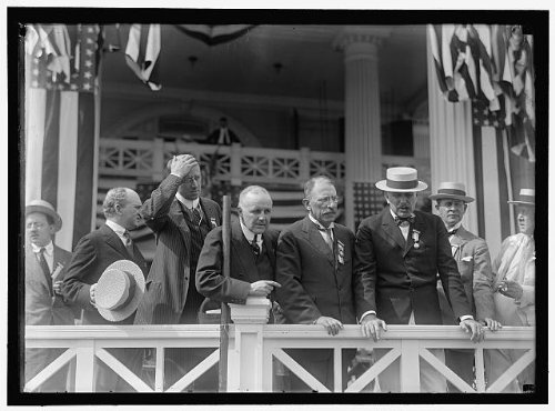 HistoricalFindings Photo: Shadow Lawn,White House,Homer S Cummings,Vance McCormick,Henry Morganthau,1916