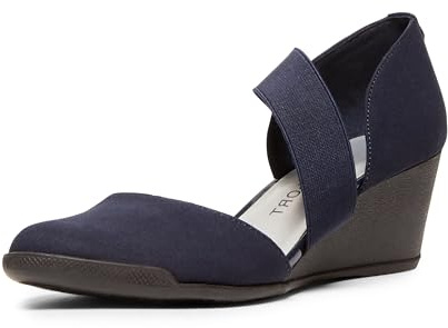 Anne Klein Femme Tara Wedge Escarpins, Bleu Marine, 41 EU
