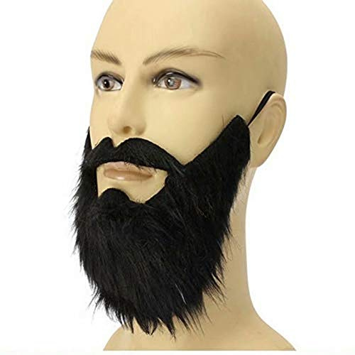 Ungfu Mall Masken, falscher Bart mit Schnurrbart, Maskerade und Partymaske