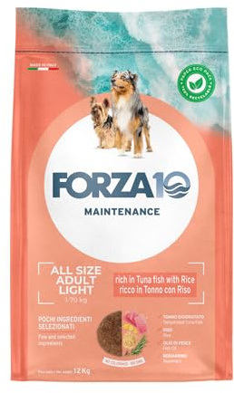 Forza 10 Light All Breeds Maintenance Con Tonno e Riso 12,5 Kg