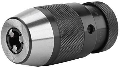 Schnellspannbohrfutter, Fydun 1St 0-13mm 1/2 Stahl Selbstspannend Bohrfutter B16 für Bohrmaschinen Fräsmaschinen Drehmaschinen Bohrmaschinen und Elektrohandwerkzeuge