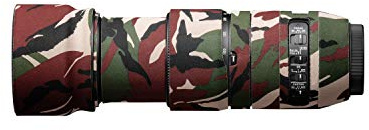 easyCover - Lens Oak - Objektivschutz für Sigma 100-400 Contemporary Grün Camouflage