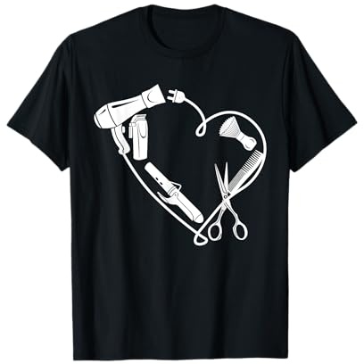 Coiffeuse Friseur Friseurin im Salon Liebhaber Frisör T-Shirt