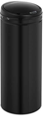 Fromm & Starck Poubelle Automatique De Cuisine En Acier Métal Ouverture Auto Sans Contact Électronique Capteur STAR_BIN_26 (50 l, Portée Capteur 30 cm, Récipient interne, À Piles, Acier Au Carbone)