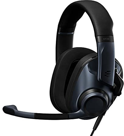 Epos H6 Pro Casque Audio Fermé avec Micro - Arceau Léger – Soulever pour Mettre en Sourdine - Casque Micro Confortable pour PC, MAC, PS4, PS5, Xbox Série X, Xbox One, Nintendo Switch (Noir)