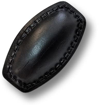 Knopfparadies - 5er Set schwarze Knebelknöpfe aus Kunststoff - günstigere B-WARE. Ø: ca. 19x32mm