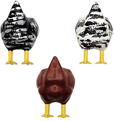 KWQBHW 3 Stück Hühner-Butt Magnet Kühlschrank Magnet Lustiger Huhn Butt Kühlschrank Magnet Tier Butt Magnete für Zuhause und Büro Vintage Dekoration