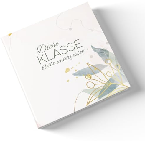Klassenbuch I Abschiedsgeschenk Lehrer/in I Geschenk I bis zu 30 Schüler:innen I Hardcover