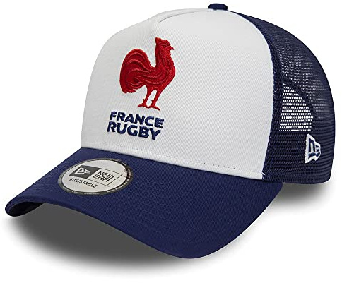 New Era A-Frame French Federation of Rugby Trucker Cap - Essential - Weiß-Blau