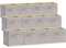 Lifewit 12 Stück Aufbewahrungswürfel, Aufbewahrungsbox aus Stoff, Ordnungsboxen aus Vliesstoff mit Griff für Würfelregal, Faltbox, Kleideraufbewahrung, Kallax Boxen, 33 X 33 X 33 cm, Hellgrau