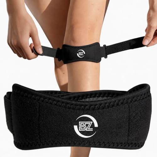 BestZings - Kniebandage Männer - Kniebandage Damen - Bandage Knie - kniebandage meniskus - knieorthese - patellasehnenbandage - Kniebandage Arthrose - Knieschoner Tanzen - Knee Brace - PACK 2