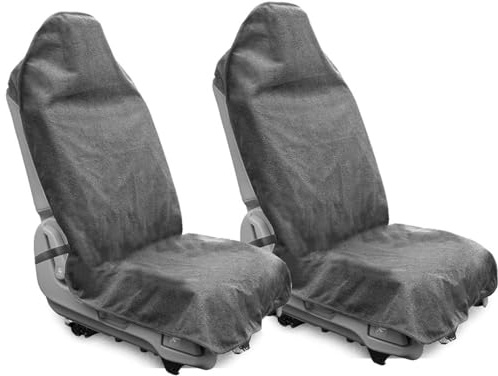 DECKALY Funda de Asiento de Coche Impermeable para después del Gimnasio, Correr, natación, Playa y Senderismo, Ajuste Universal, Antideslizante, Protector de Asiento para Coches, SUV, Camiones,